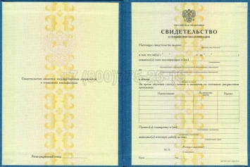 Свидетельство о Повышении Квалификации 2018г в Благовещенске