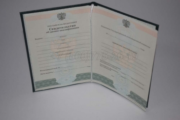 Свидетельство об Уровне Квалификации 2019г в Благовещенске