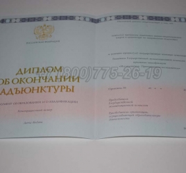 Диплом Адъюнктуры 2020г в Благовещенске